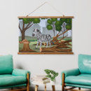 Recherche de zèbre vert art Illustration