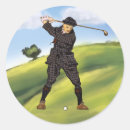 Recherche de golf vintage autocollants Sports