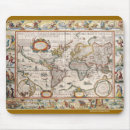 Recherche de carte vieux monde tapis souris Histoire