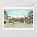 Recherche de rue principale cartes postales Vintage