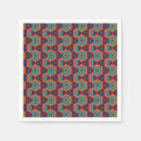 Zoek naar mandala patroon servetten Blauw