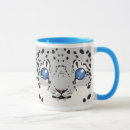 Recherche de de léopard de neige tasses Animal
