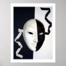 Recherche de masque de gras art Noir et blanc