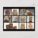 Recherche de chouettes cartes postales Antique