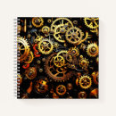 Zoek naar steampunk notitieboeken Klokwerk