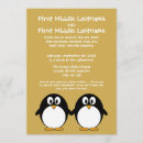 Recherche de pingouin mariage invitations Épouser