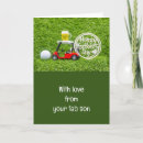 Recherche de golf fête des pères cartes Papa