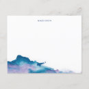 Recherche de conceptions uniques correspondances cartes Aquarelle