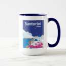 Recherche de cyclades tasses Santorini