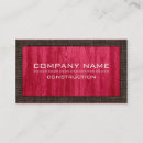 Recherche de bois rouge cartes visite Professionnel