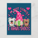 Recherche de amour de chien cartes postales Pour animaux