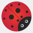 Recherche de coccinelle rouge autocollants Bogues