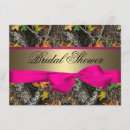 Recherche de camo rose invitations Fille