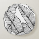Recherche de feuille de bananier coussins Motif