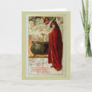 Zoek naar vintage halloween kaarten Heks