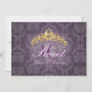Recherche de améthyste invitations Quinceanera