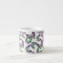 Recherche de papillon abstrait tasses Blanc