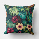 Recherche de plantes tropicales coussins Monstera