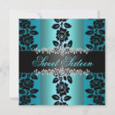 Recherche de bonbon 16 invitations Bleu