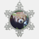 Recherche de panda rouge ornements Faune