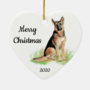 Recherche de german shepherd ornamente Dog