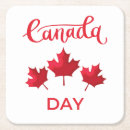Zoek naar canada dag onderzetters Rood