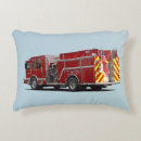 Recherche de camion de pompiers rouge coussins Moteur d'incendie