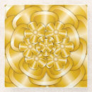Recherche de jaune moutarde dessous de verres Blanc