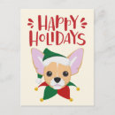 Zoek naar leuke chihuahua briefkaarten Kerstmis