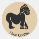 Recherche de gorilla autocollants Jungle