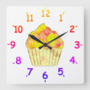 Recherche de dessert doux horloges Coloré