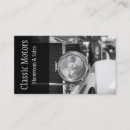 Recherche de vente de voiture cartes visite Classique