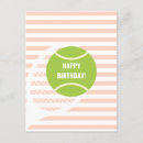 Recherche de tennis anniversaire cartes Vert