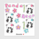 Recherche de grand ours autocollants Rose
