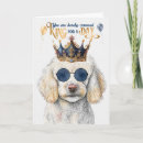 Recherche de caniche standard vœux cartes Amoureux des chiens