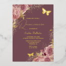 Recherche de quinceanera papillon invitations Violet