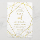 Recherche de marbre faux invitations Géométrique