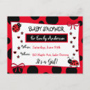 Recherche de coccinelle rouge cartes postales Noir