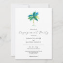Recherche de partie tropicale invitations Palmier