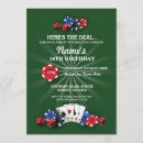 Recherche de de nuit de casino anniversaire invitations Parti