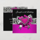 Recherche de hot pink anniversaire invitations 30e