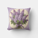 Recherche de fleur lilas coussins Féminin