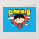 Recherche de chibi superman cartes postales Ligue de la justice