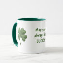 Recherche de trèfle irlandais tasses Chance des irlandais
