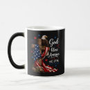Recherche de drapeau chrétien tasses Dieu bénisse l'amérique