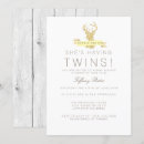 Recherche de twins baby shower invitations Cerf