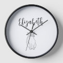 Recherche de dessin de chat horloges Pour elle