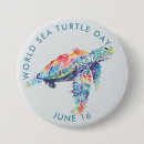 Recherche de tortue marine badges Save the turtles