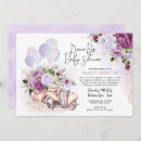 Recherche de purple baby shower invitations Mother to be