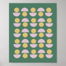 Recherche de vert jaune posters Motif géométrique